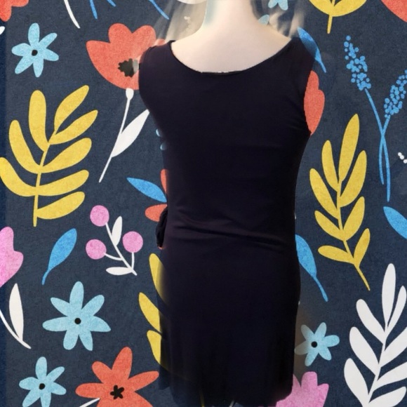 Ladies Navy Mini Dress - Picture 3 of 4